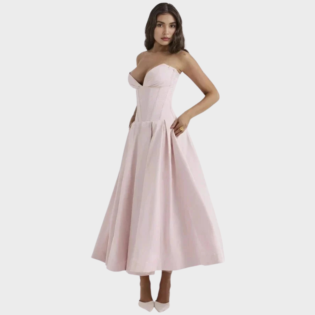 Frida | Elegant midikjole til kvinder