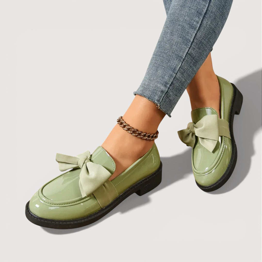 Vanja – Loafers med sløjfedetalje