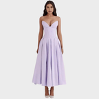 Frida | Elegant midikjole til kvinder