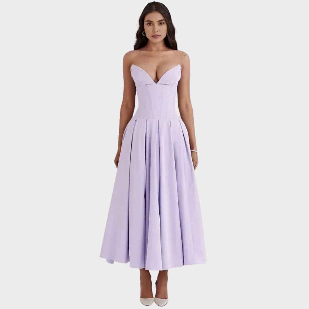 Frida | Elegant midikjole til kvinder