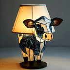 Kunstlampe i Glasmosaik – Holstein – Enchanting Cow