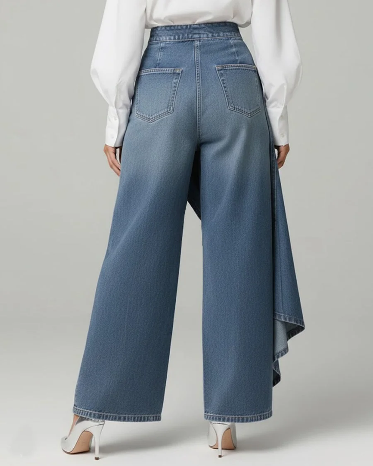 Lis – Slå-om-bukser i denim
