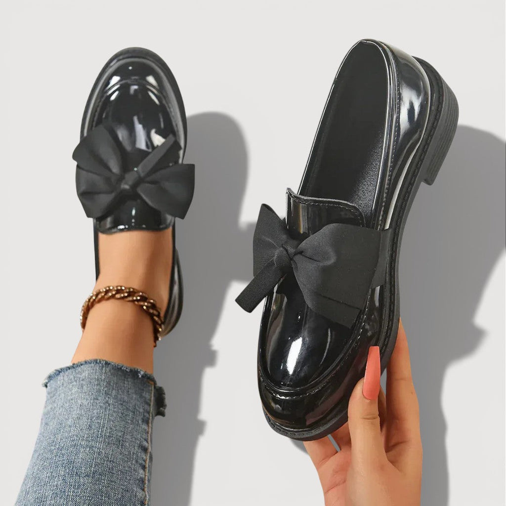 Vanja – Loafers med sløjfedetalje