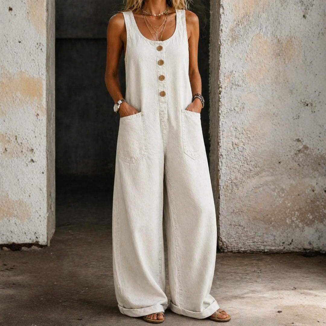 Victoria – Vintagevaskede denimoveralls