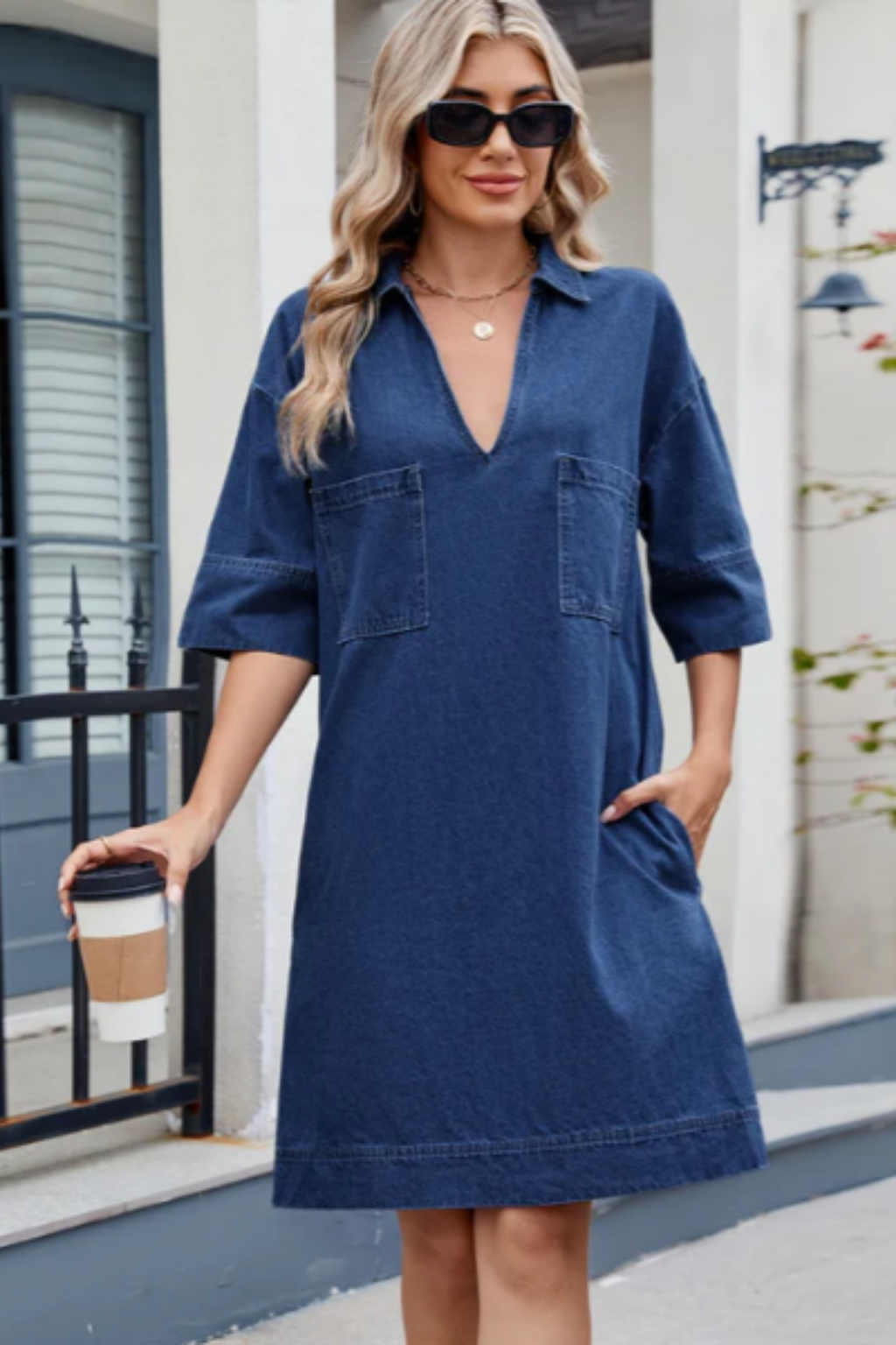 Dorit – Afslappet denimkjole