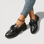 Vanja – Loafers med sløjfedetalje