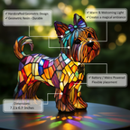 Kunstlampe i Glasmosaik – Crystal