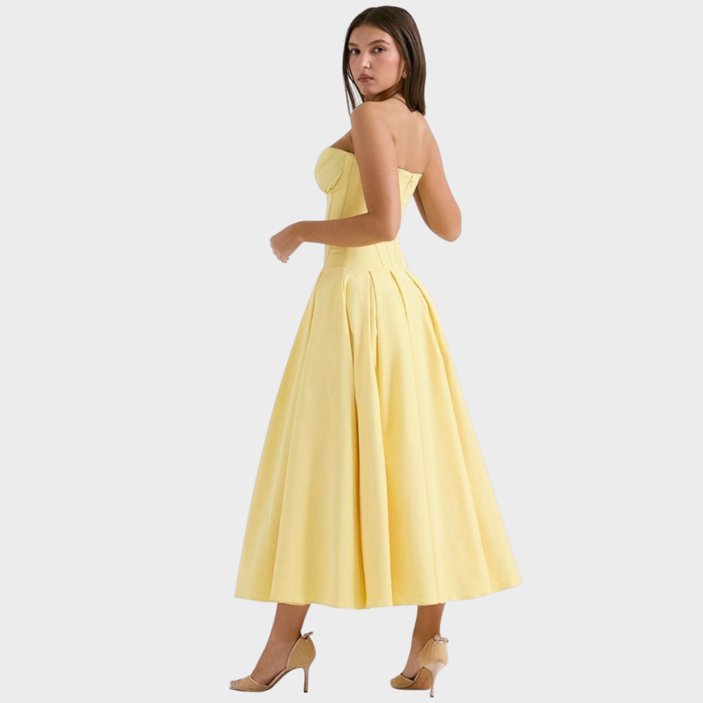 Frida | Elegant midikjole til kvinder