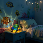 Kunstlampe i Glasmosaik – Molokai OceanTurtle
