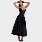 Frida | Elegant midikjole til kvinder