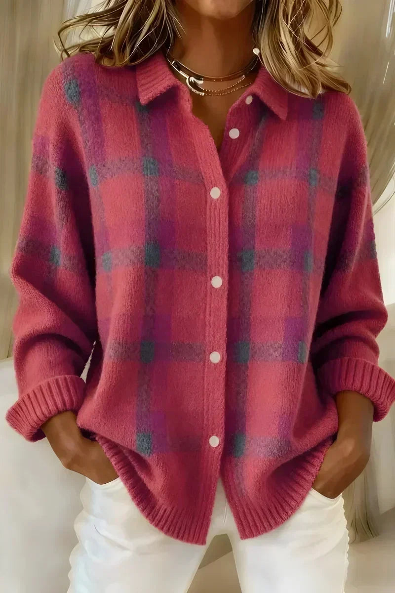 Sine | Klassisk ternet cardigan