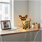 Kunstlampe i Glasmosaik – Chihuahua Living