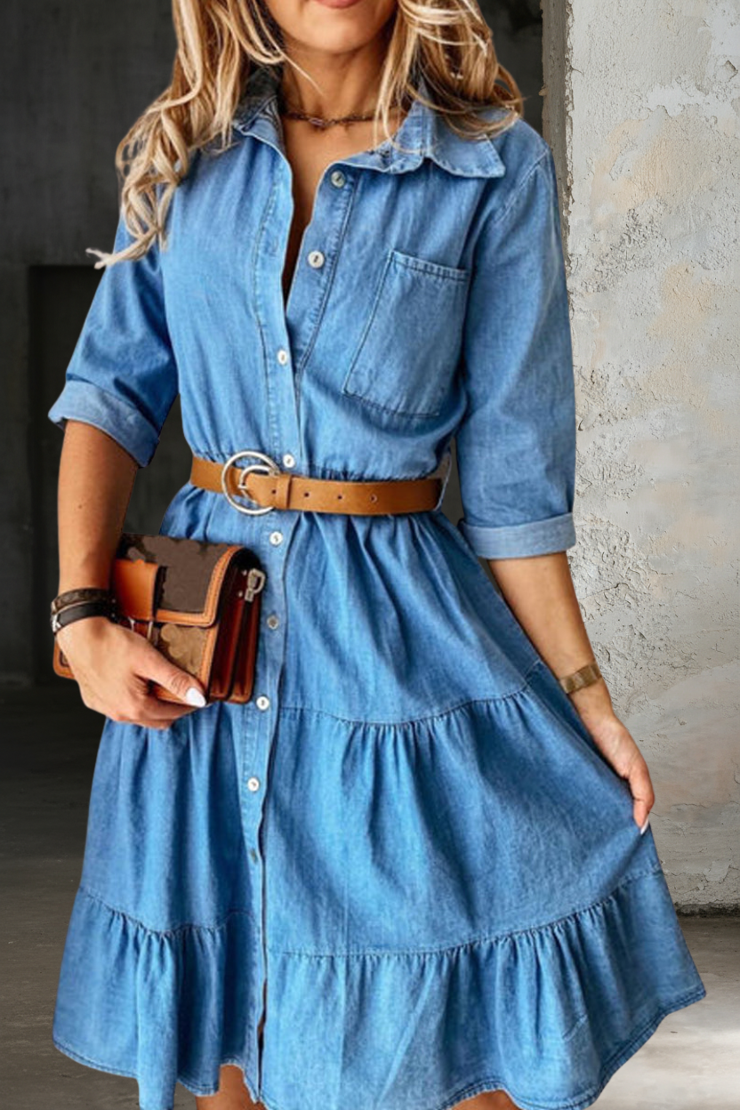 Magdalene – Smart casual denimkjole