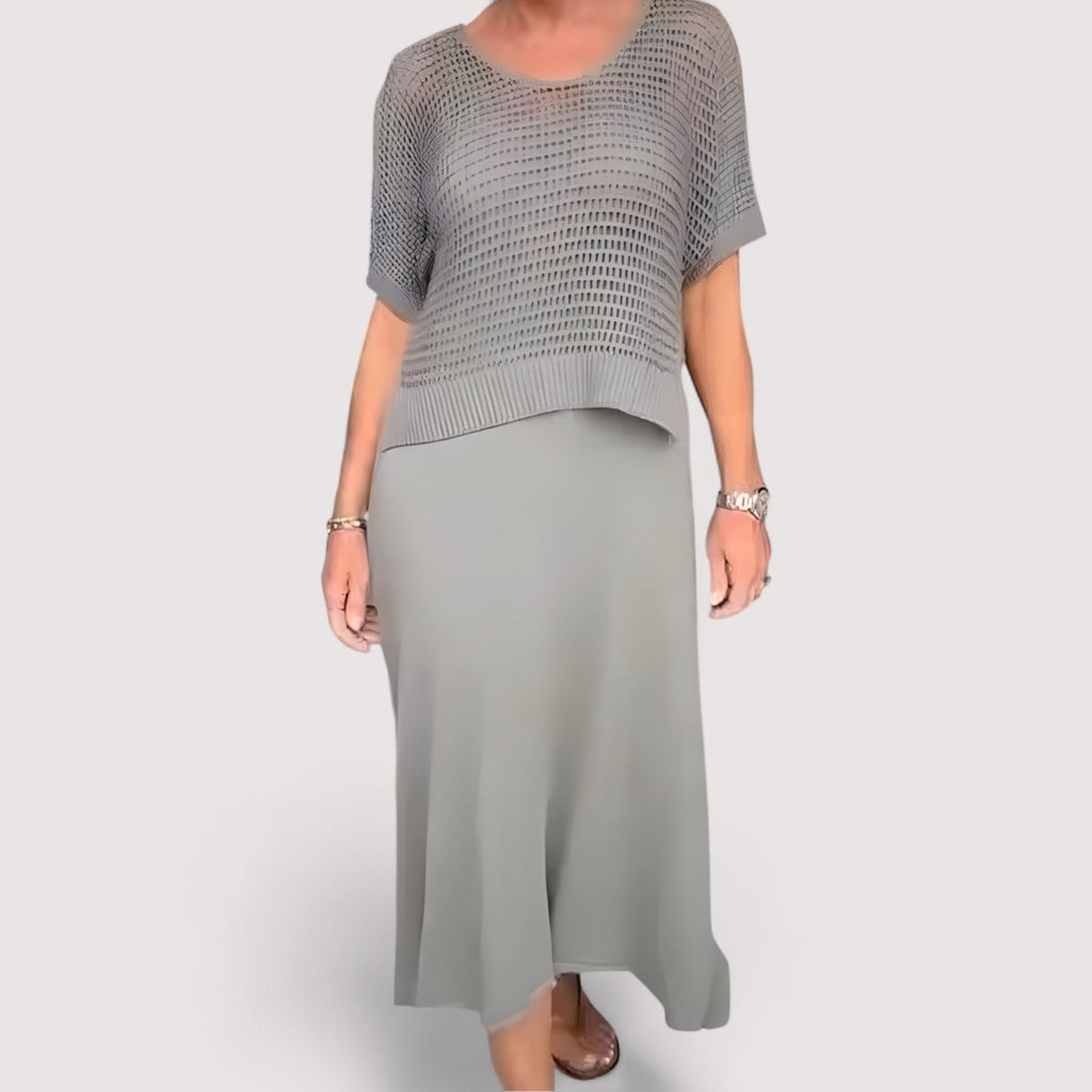 Dorit | Sommerkjole med strikket top