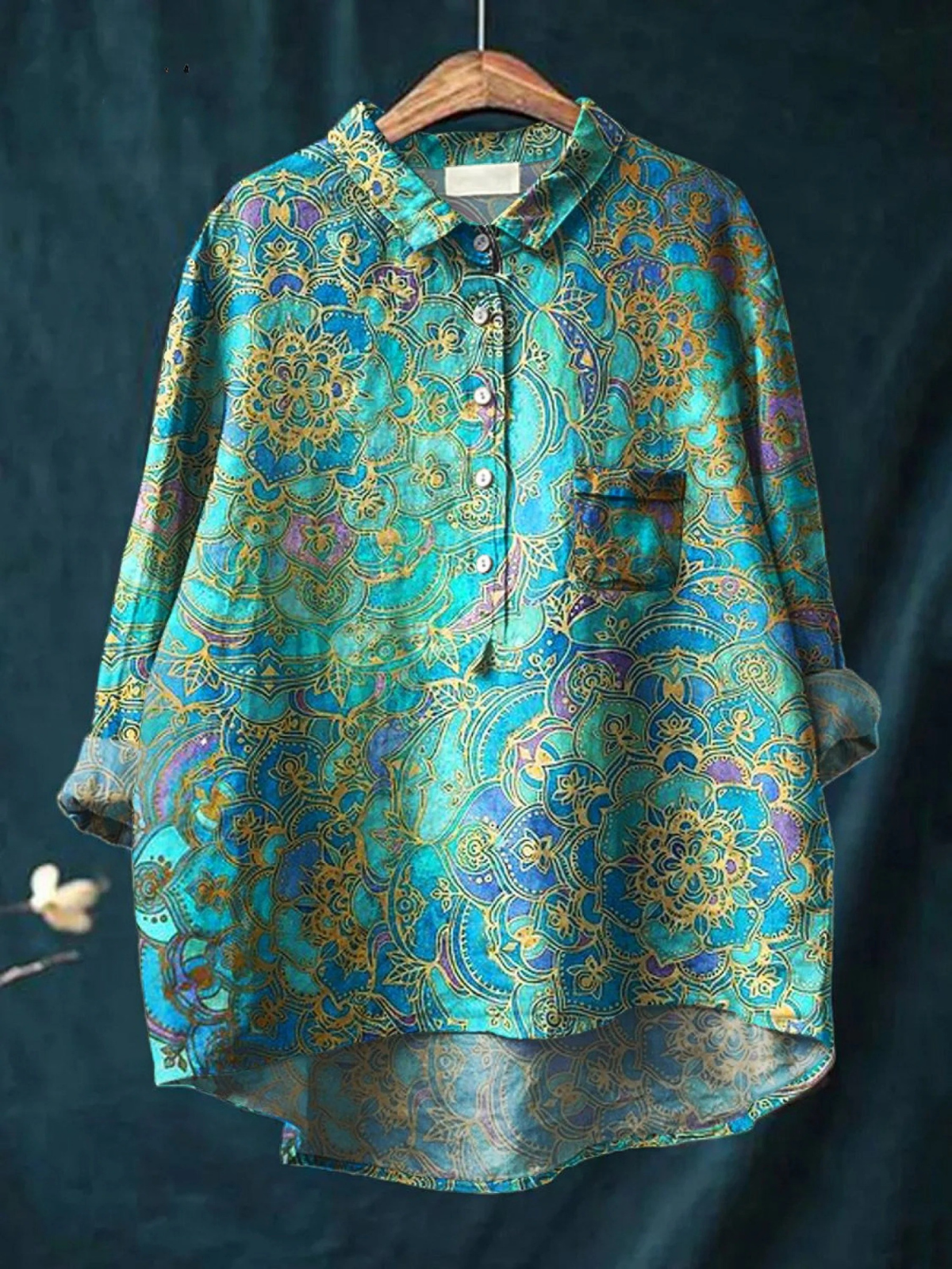 Lotte | Retroinspireret afslappet bluse til kvinder
