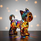 Kunstlampe i Glasmosaik – Crystal