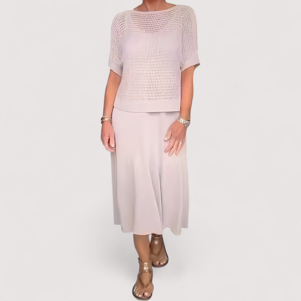 Dorit | Sommerkjole med strikket top