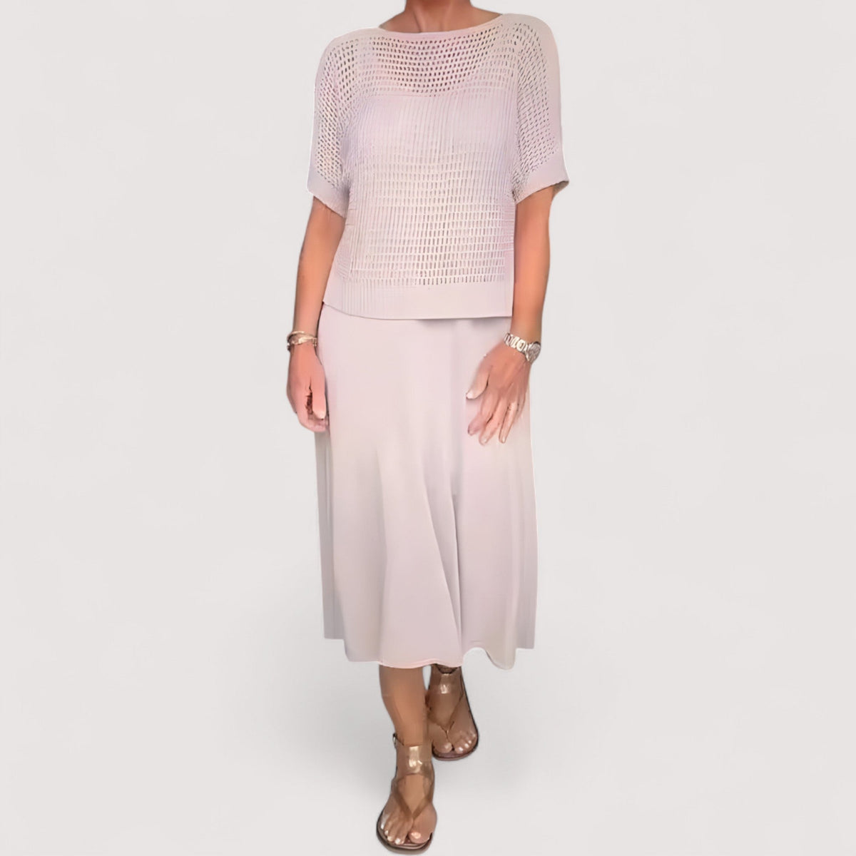 Dorit | Sommerkjole med strikket top