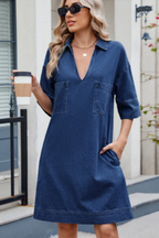 Dorit – Afslappet denimkjole
