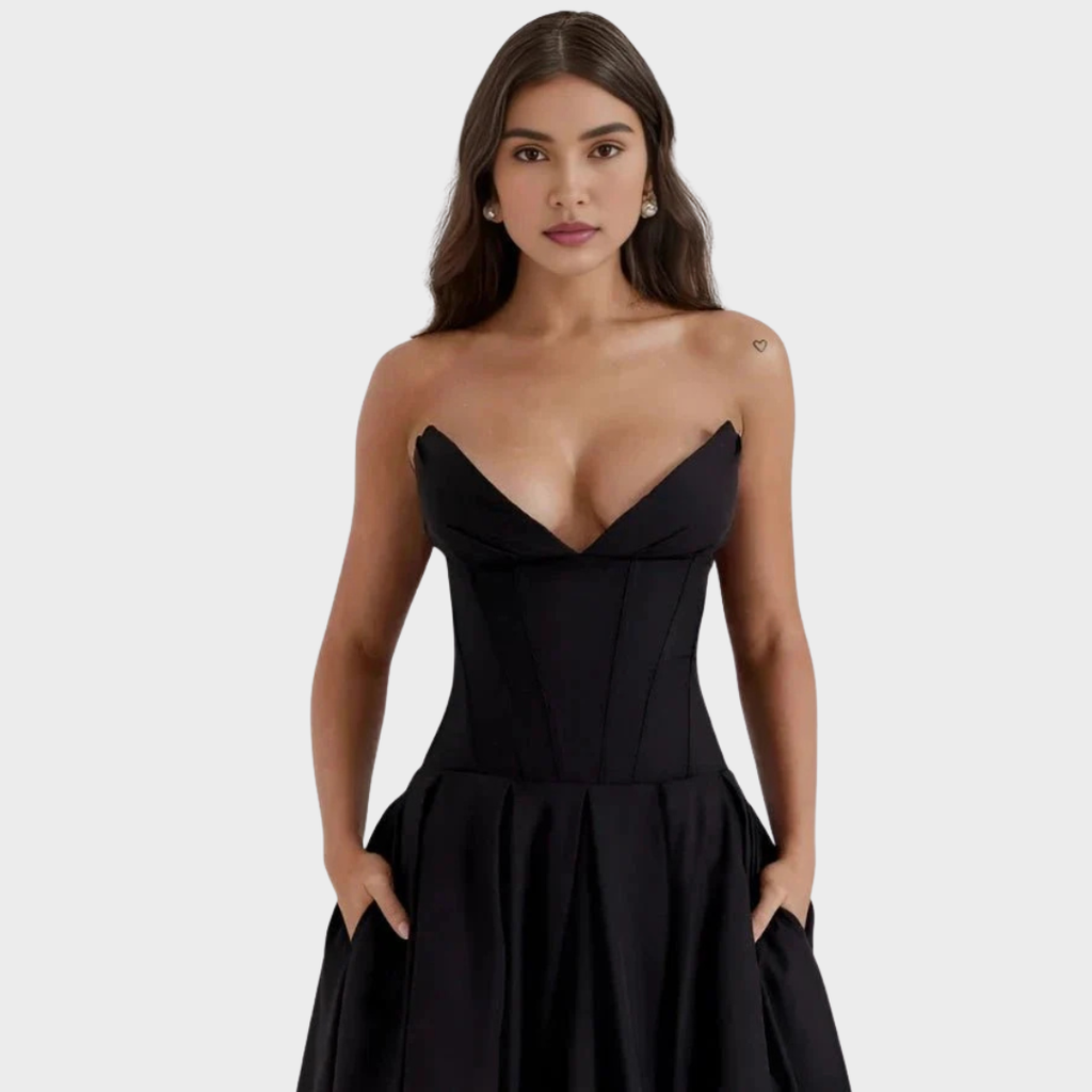 Frida | Elegant midikjole til kvinder