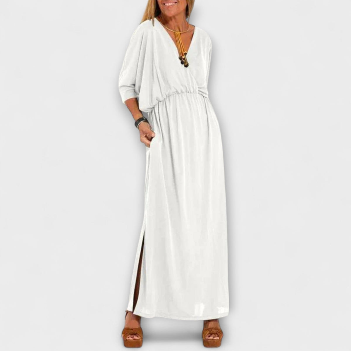 Margrete – Vintage maxikjole