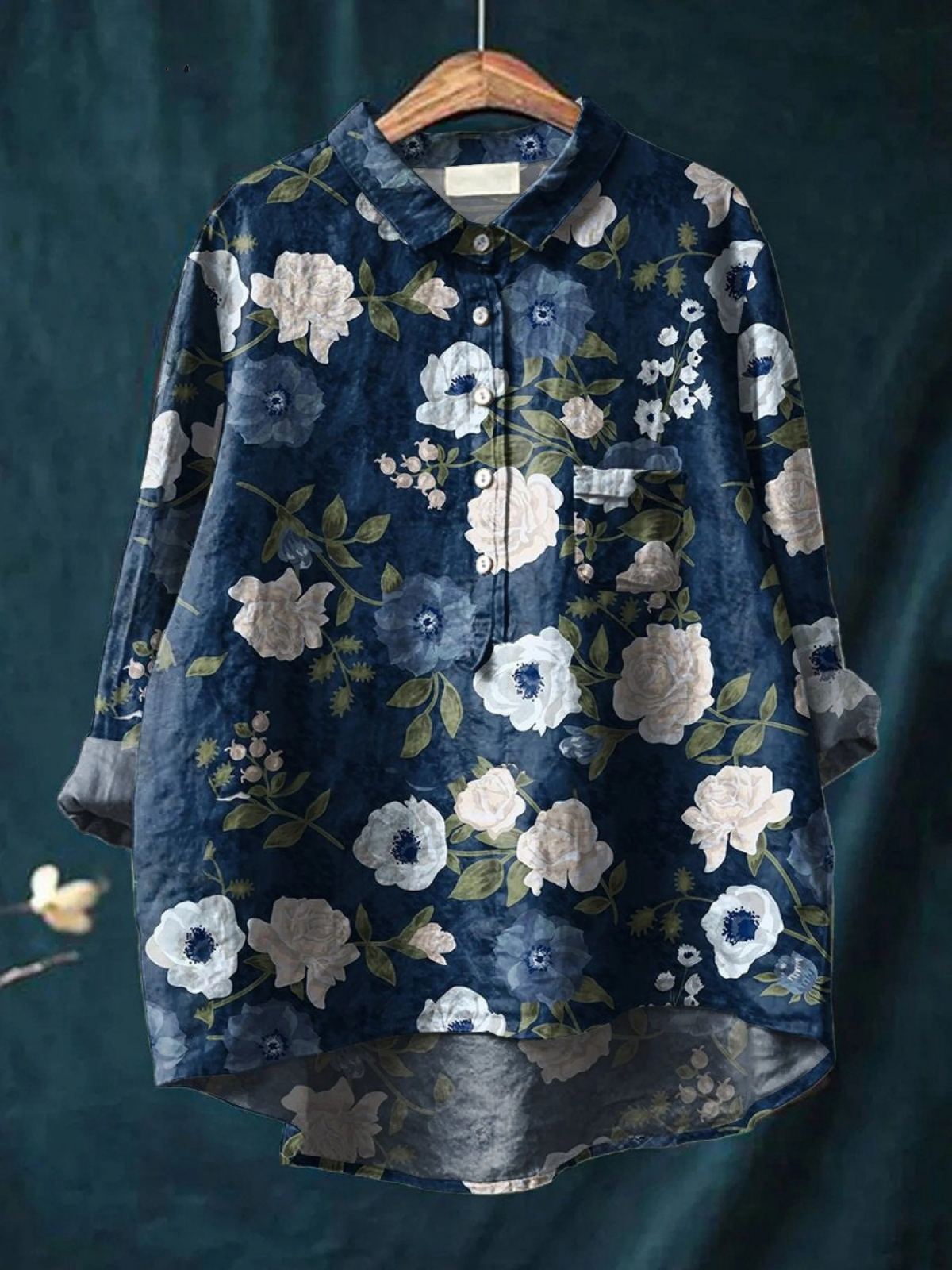 Martha | Afslappet bluse med blomsterprint