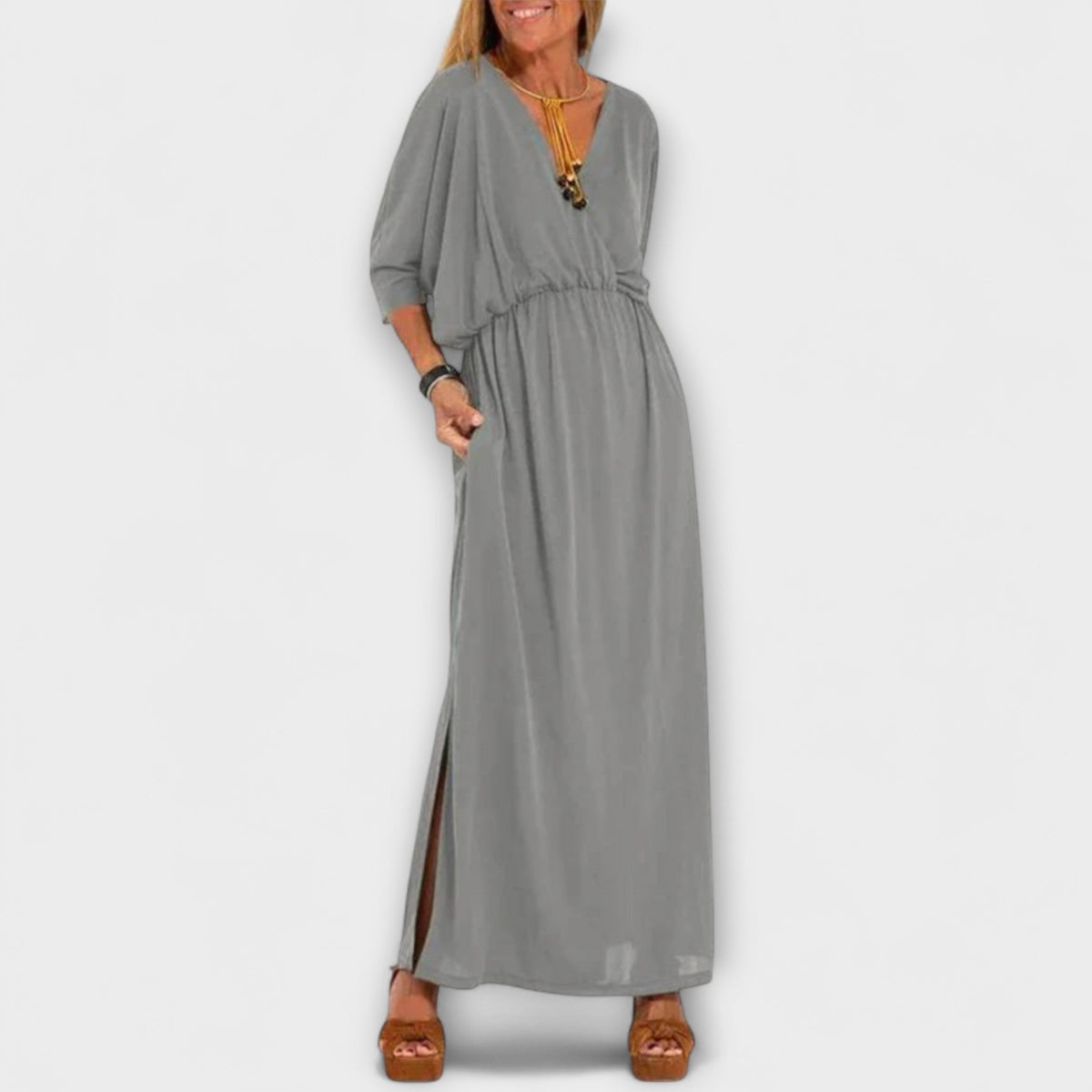 Margrete – Vintage maxikjole