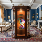 Kunstlampe i Glasmosaik – Enchanting Dragon