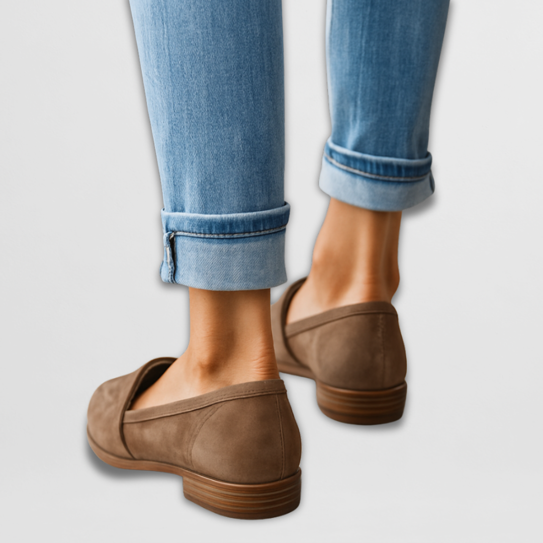Julie | Loafers med leopardprint