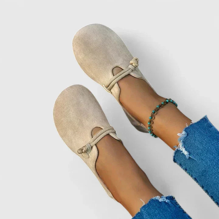 Lone | Komfortable loafers – Beige