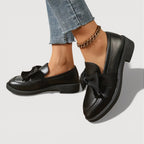 Vanja – Loafers med sløjfedetalje