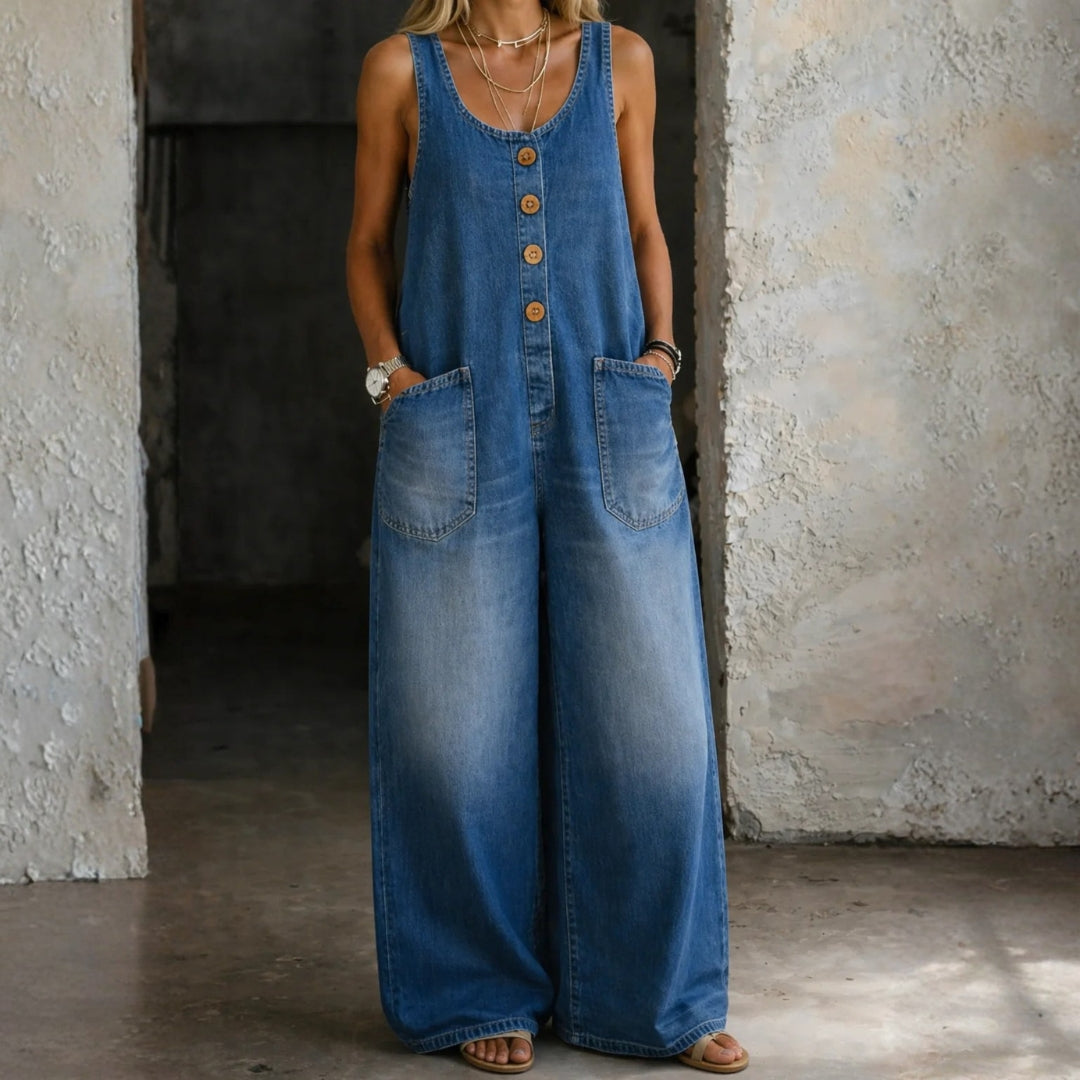 Katja – Overalls i vintagebomuld