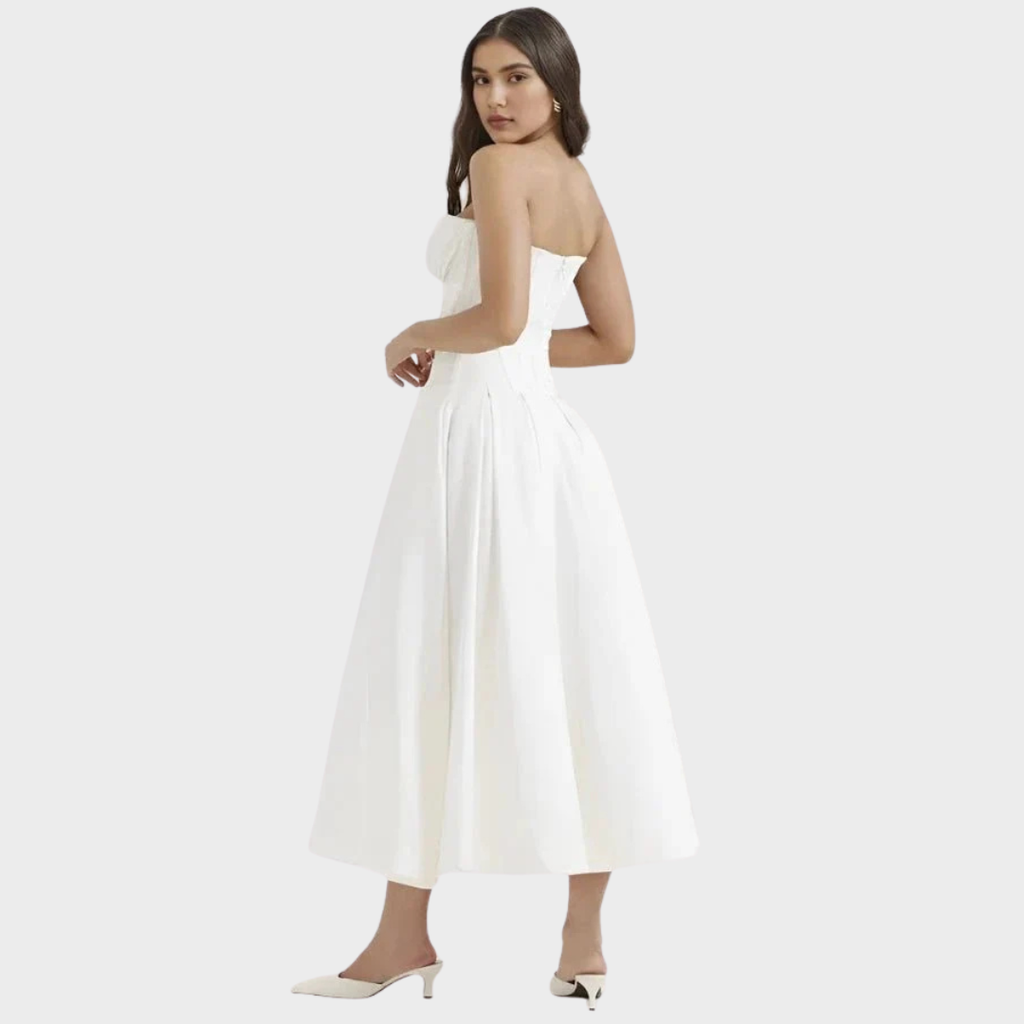 Frida | Elegant midikjole til kvinder