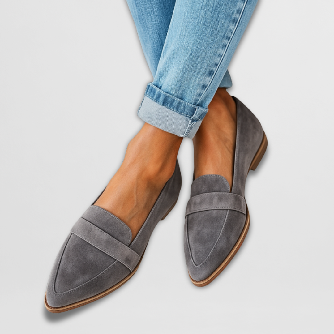 Julie | Loafers med leopardprint