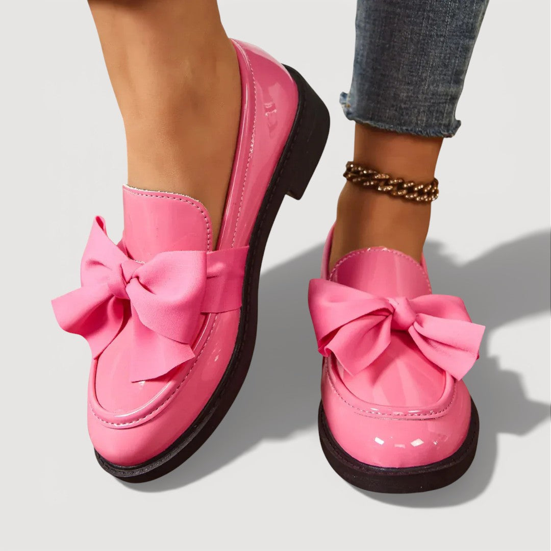 Vanja – Loafers med sløjfedetalje