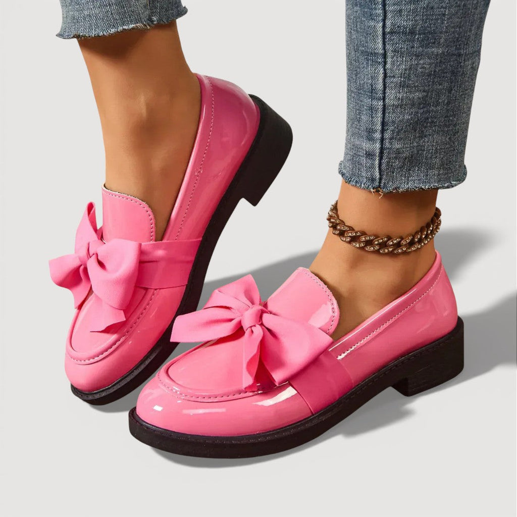 Vanja – Loafers med sløjfedetalje
