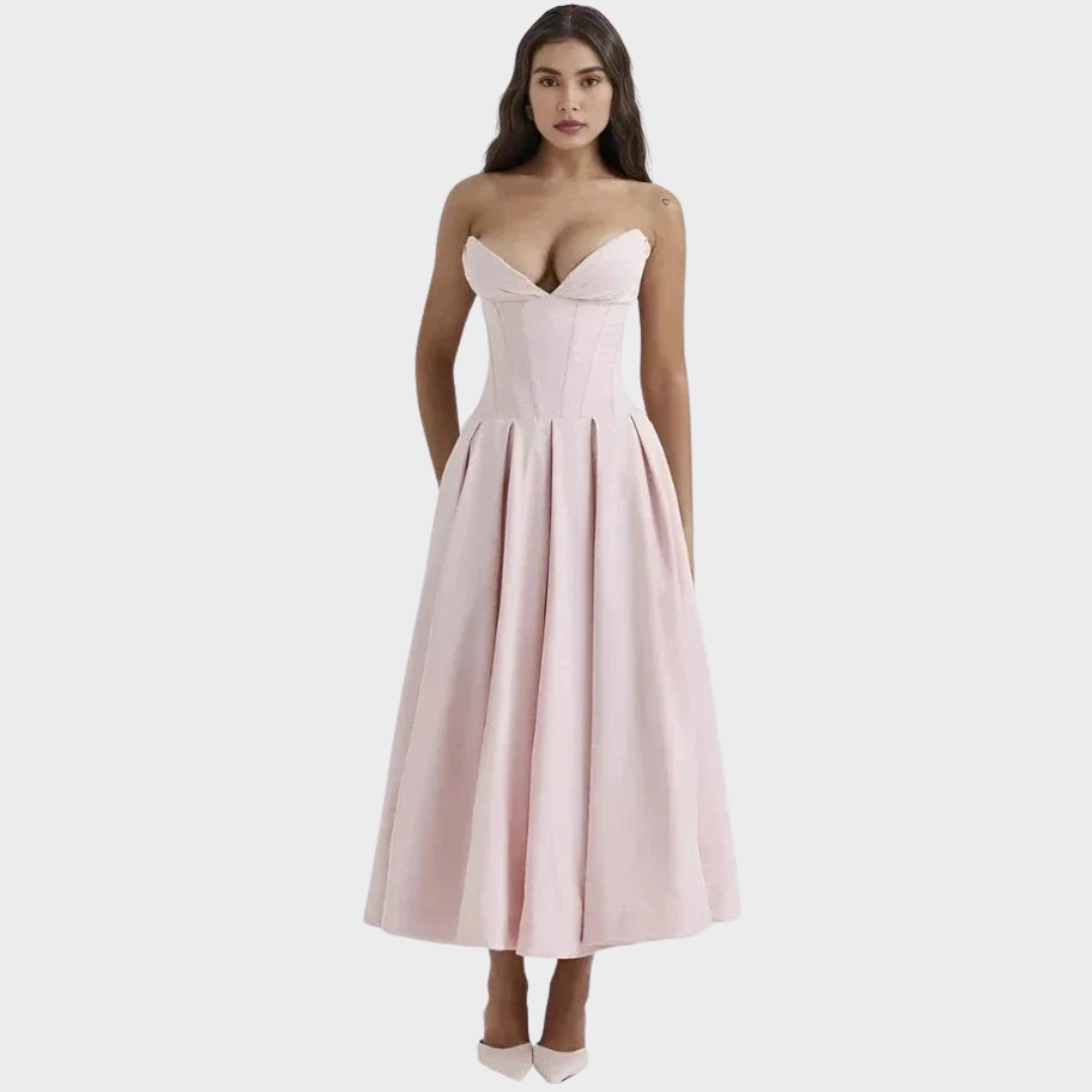 Frida | Elegant midikjole til kvinder