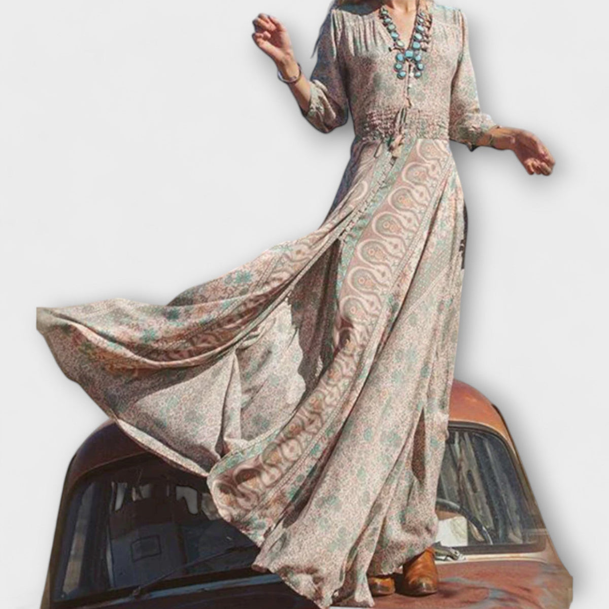 Cool bohemian maxikjole