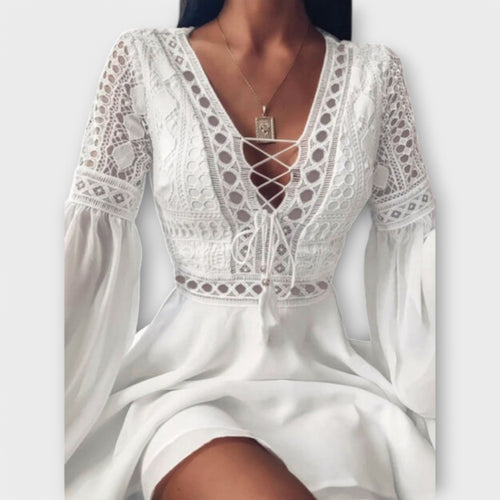 Birte – Kort boho-kjole