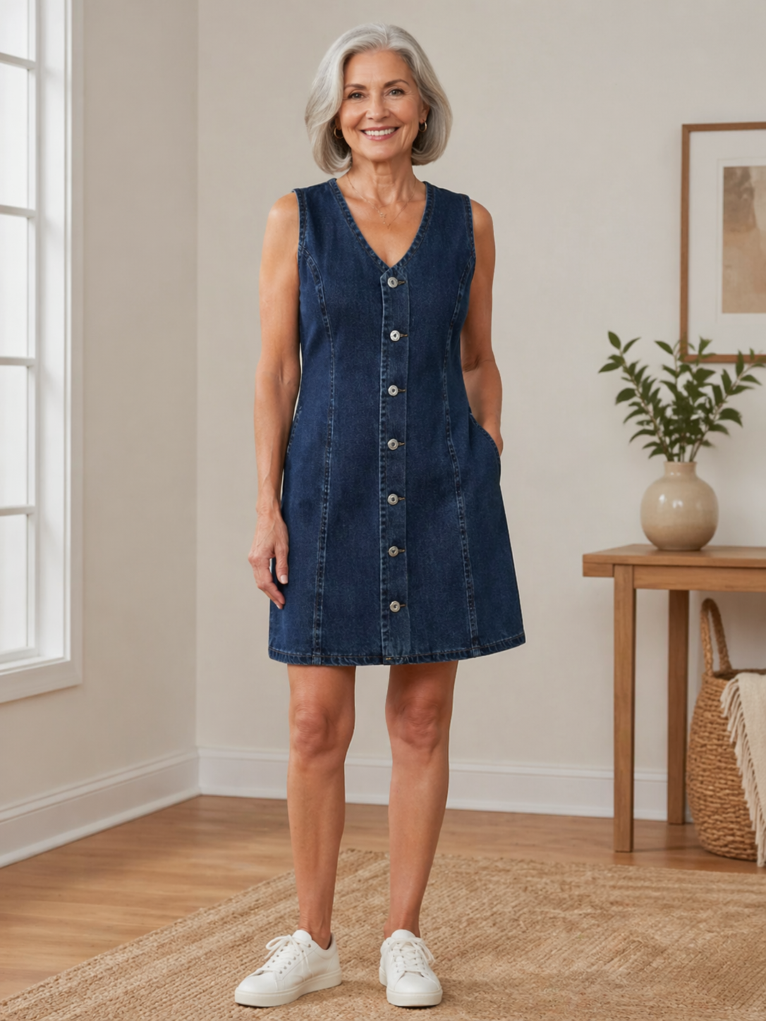 Sonja – Afslappet denimkjole