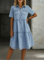 Yrsa – Smart casual denimkjole