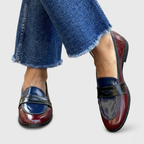 Britta | Loafers med kontrast