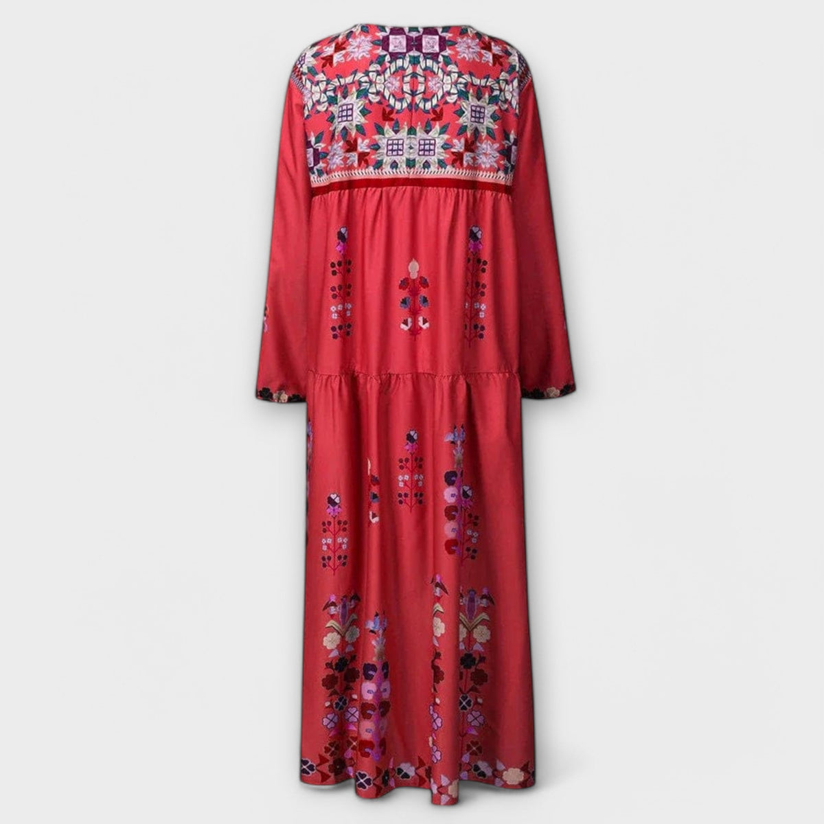 Vivi – Afslappet boho-maxikjole i hør