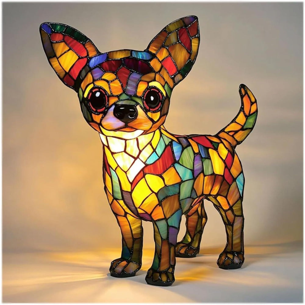 Kunstlampe i Glasmosaik – Chihuahua Living