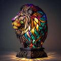 Kunstlampe i Glasmosaik – Mufasa – Enchanting Lion