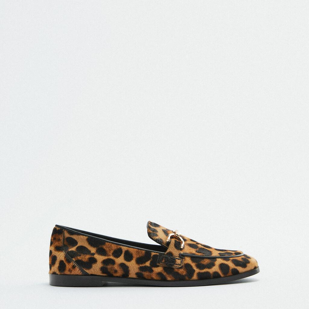 Thit | Loafers med leopardprint