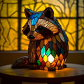 Kunstlampe i Glasmosaik – Jackie – Enchanting Raccoon