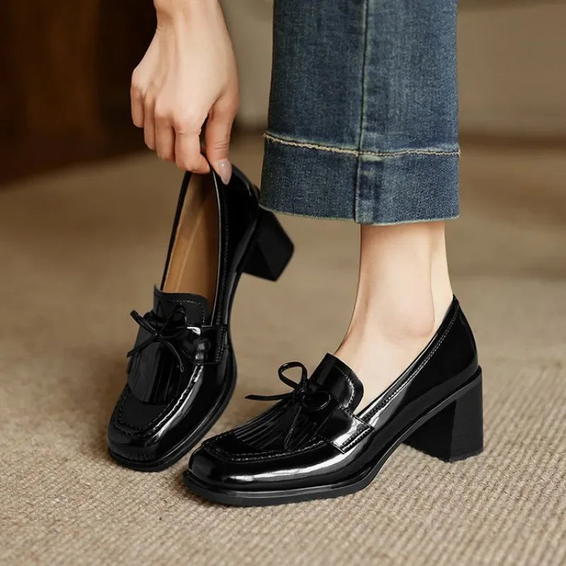 Aslaug | Pumps i loafer-stil