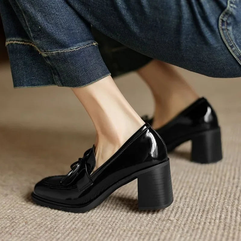 Aslaug | Pumps i loafer-stil