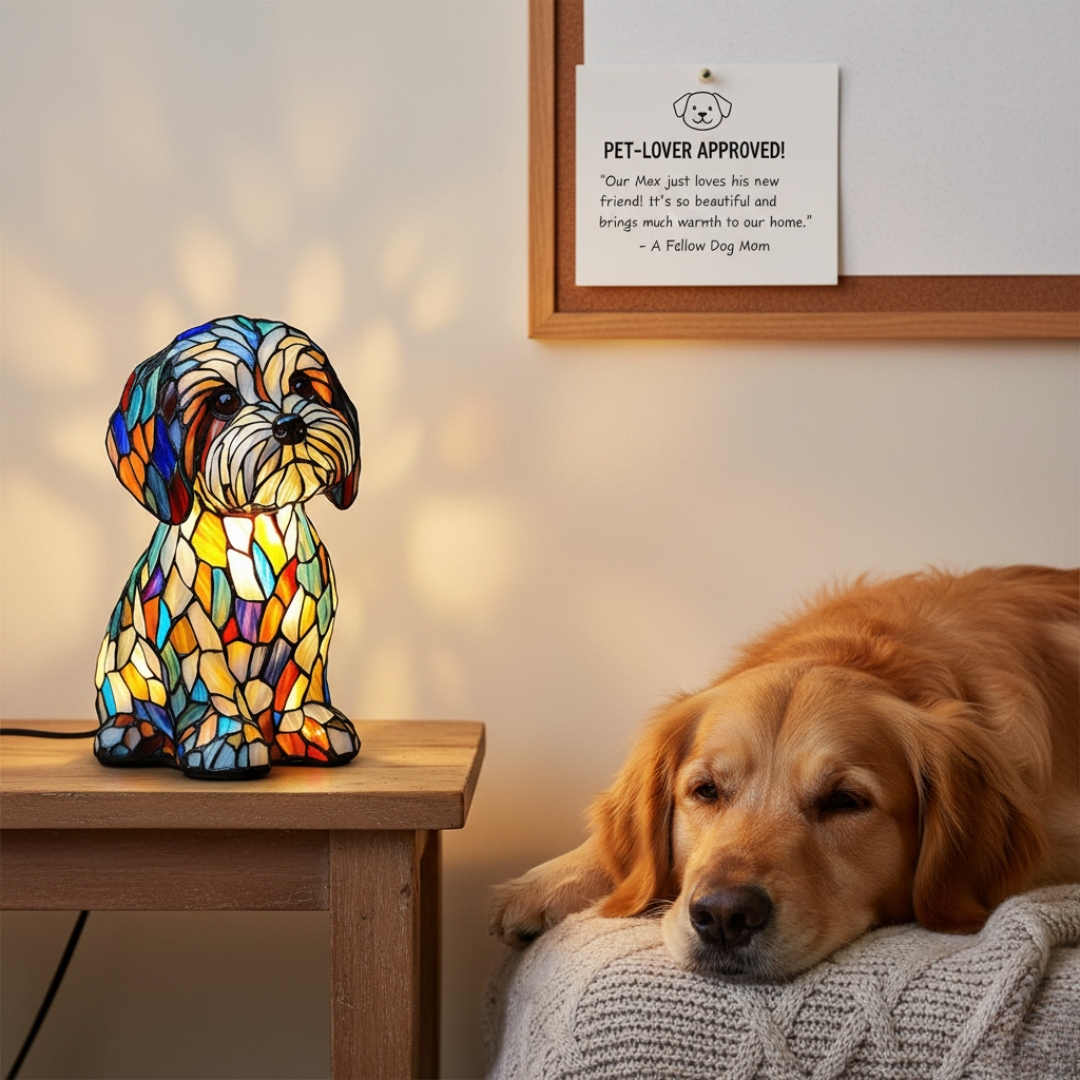 Kunstlampe i Glasmosaik – Joy Together